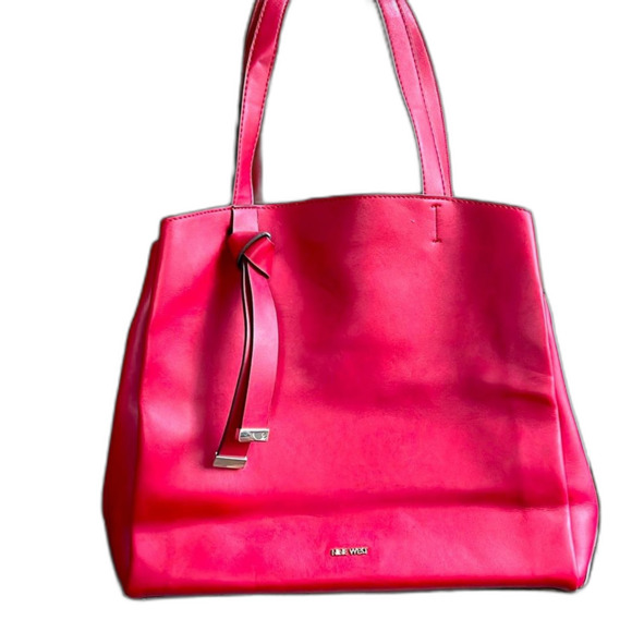 Lg Red Tote by Nine West EUC - Picture 3 of 12